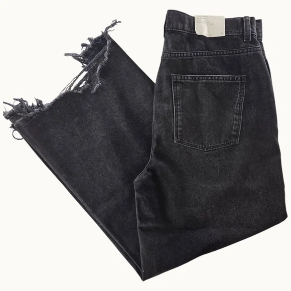 NWT DL1961 Hepburn Wide Leg High Rise Ankle Jeans | Sustainable Luxury Denim - Picture 1 of 9
